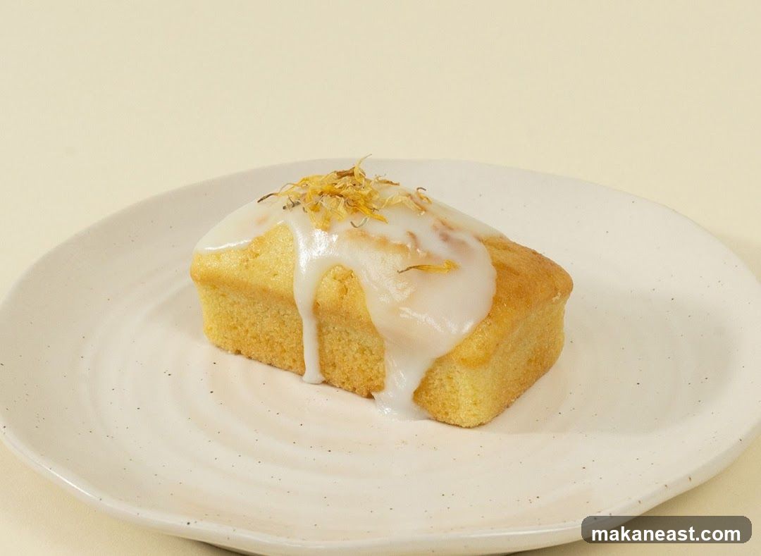 Mini Loaf Cake with Glaze