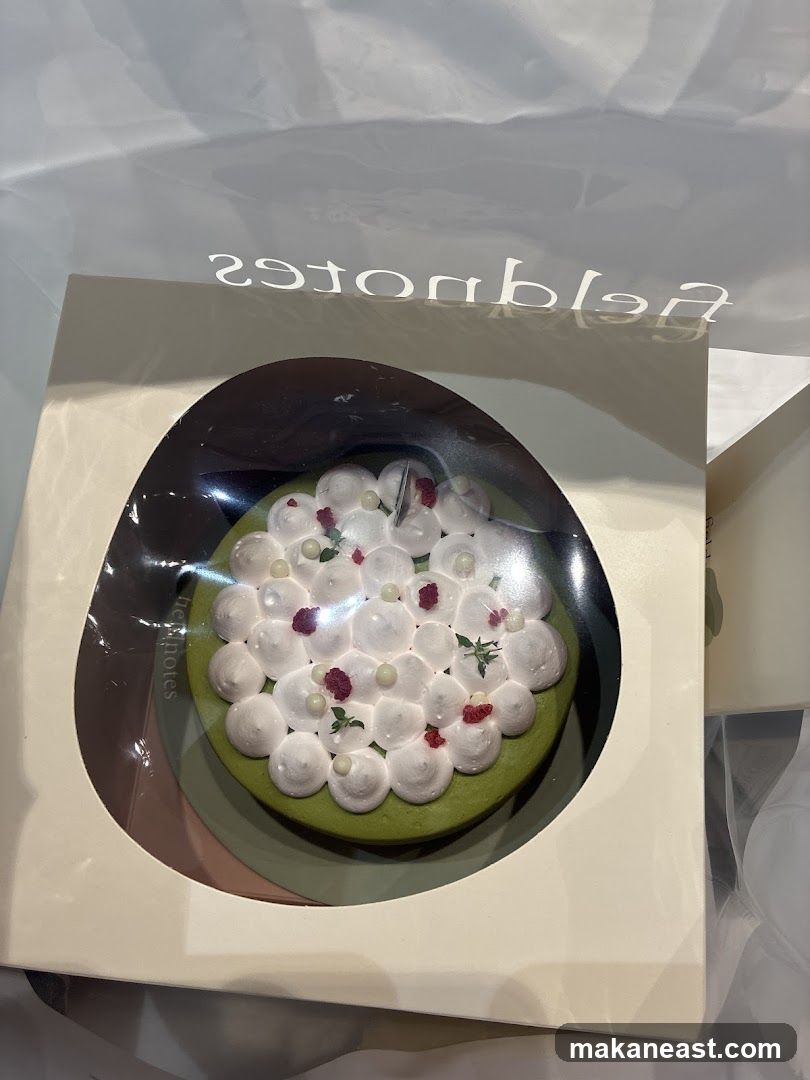 Green Tart with Meringue and Berries