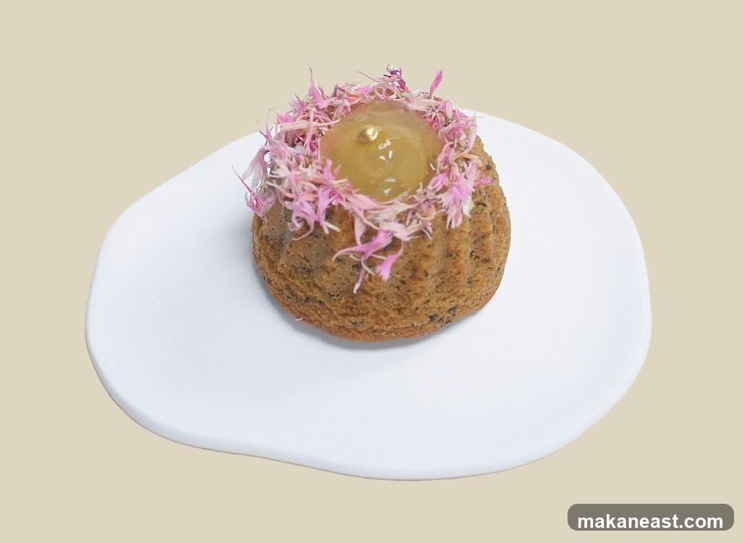 Mini Bundt Cake with Garnish