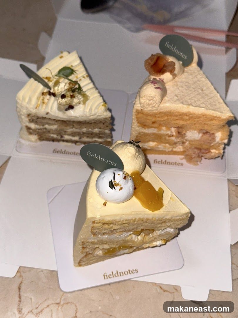Three Slices of Cake