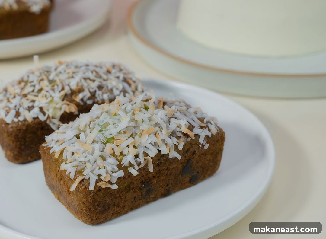 Mini Loaf Cakes with Coconut Topping