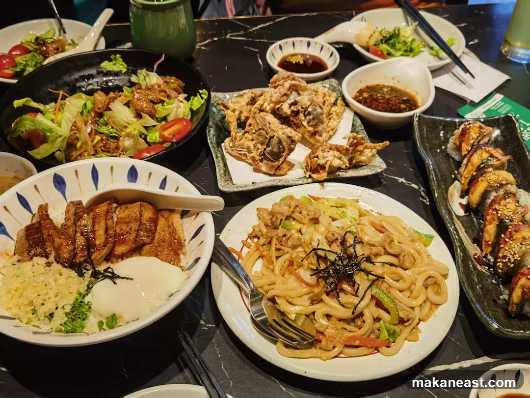 Japanese Food Spread