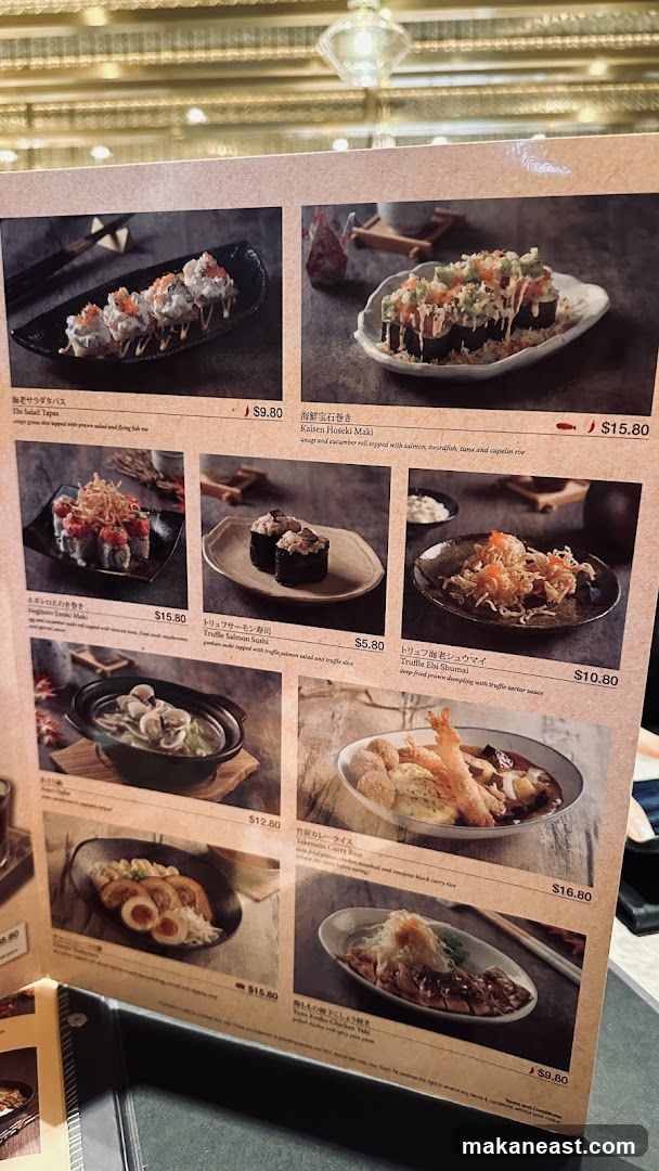 Japanese Menu