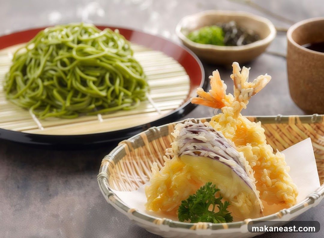 Soba Noodles with Tempura