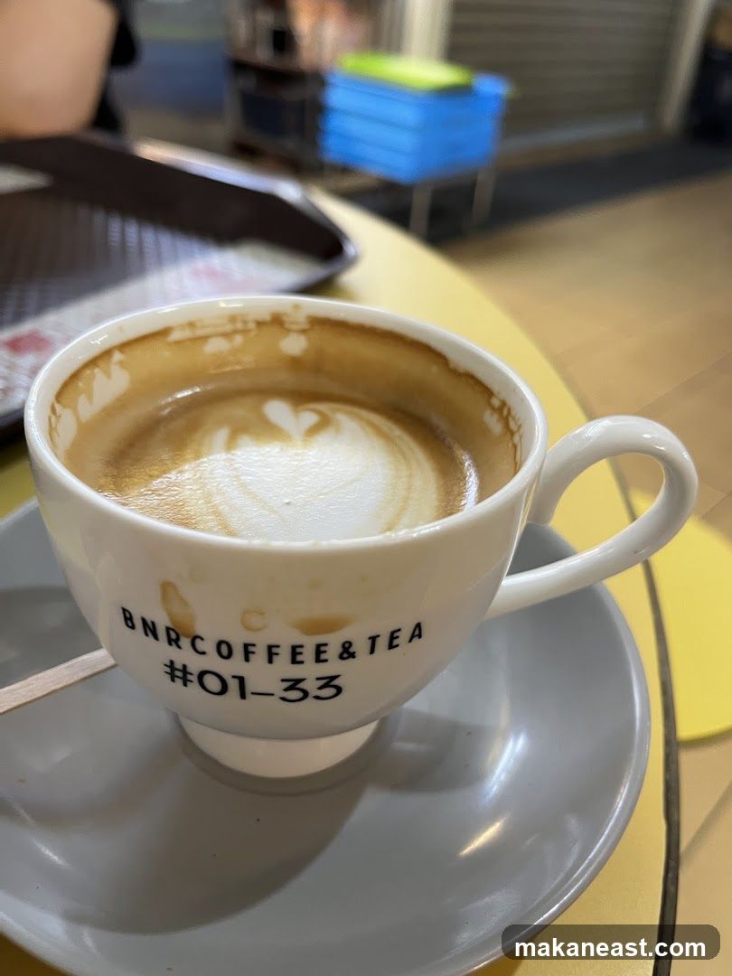Latte with Heart Art