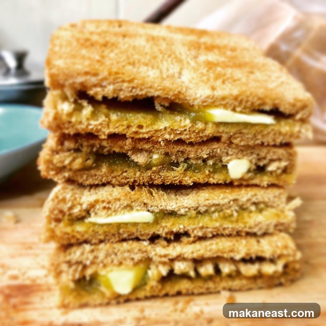 Stack of Kaya Toast