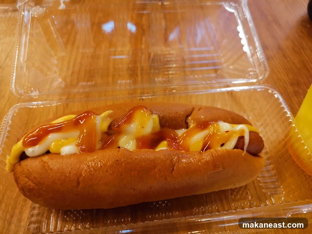 Hot Dog with Condiments