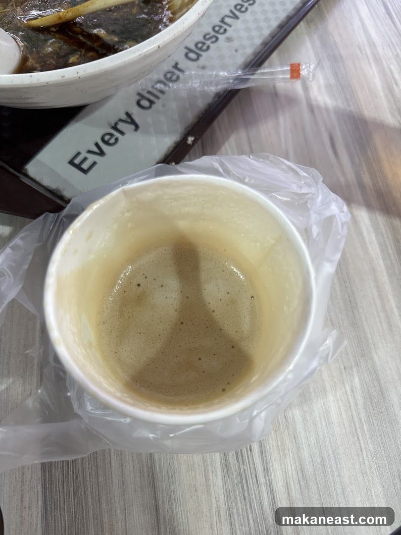 Coffee and Food on Table