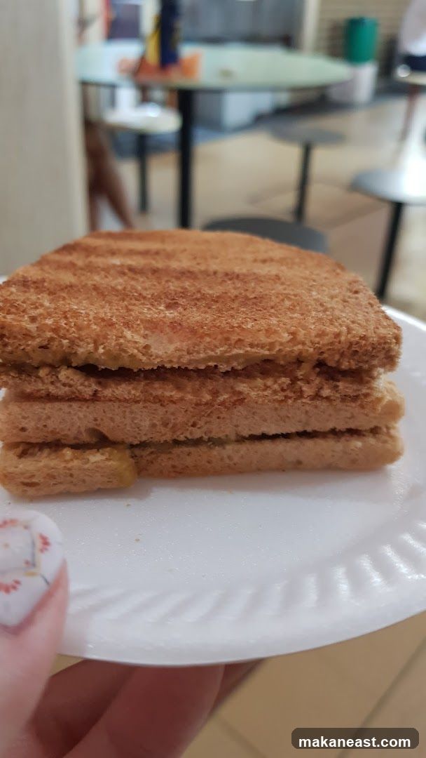 Toast with filling