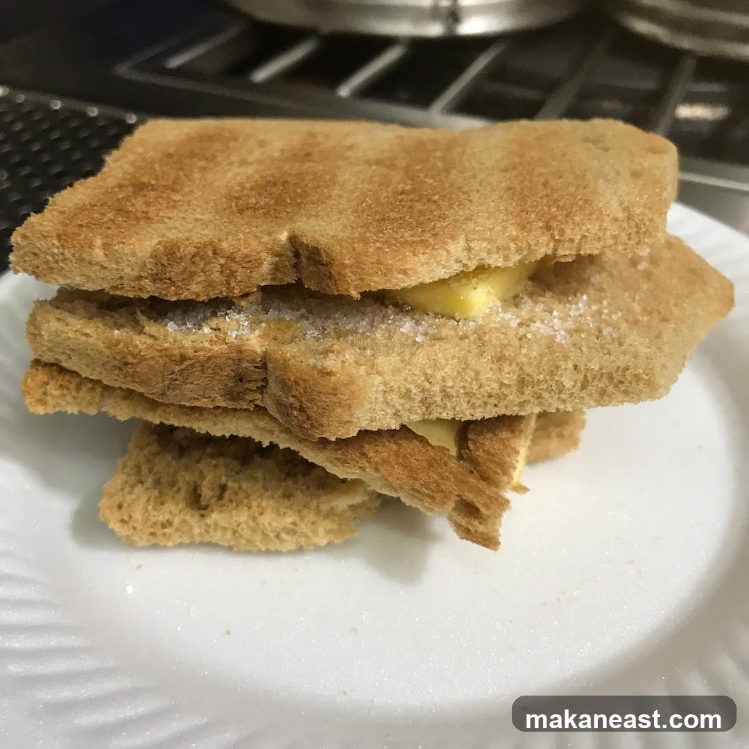 Toast with Butter and Sugar