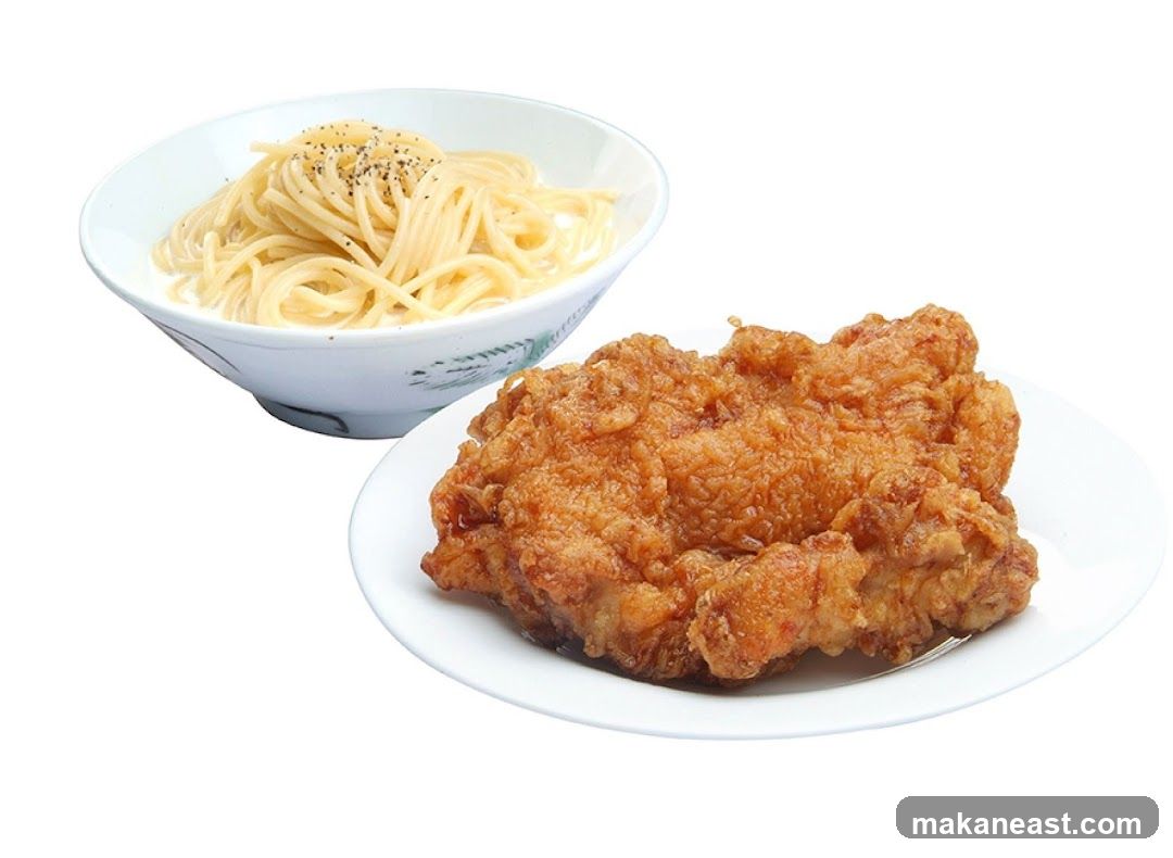 Fried Chicken and Pasta