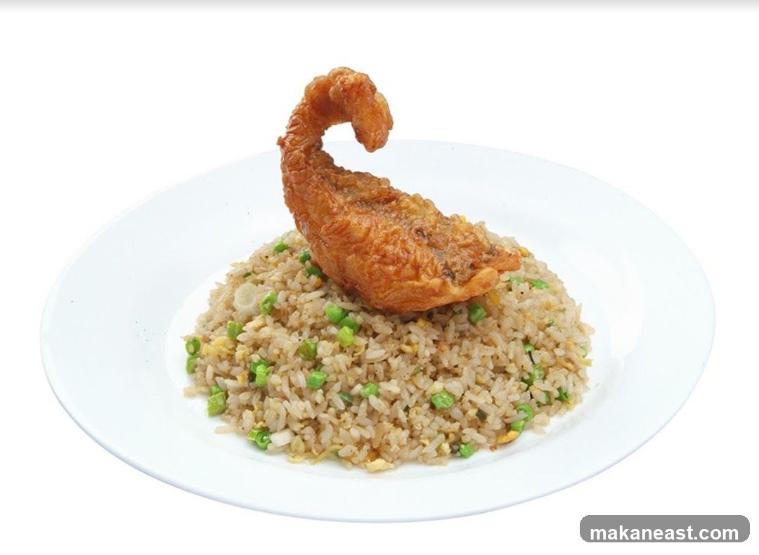 Fried Fish with Fried Rice