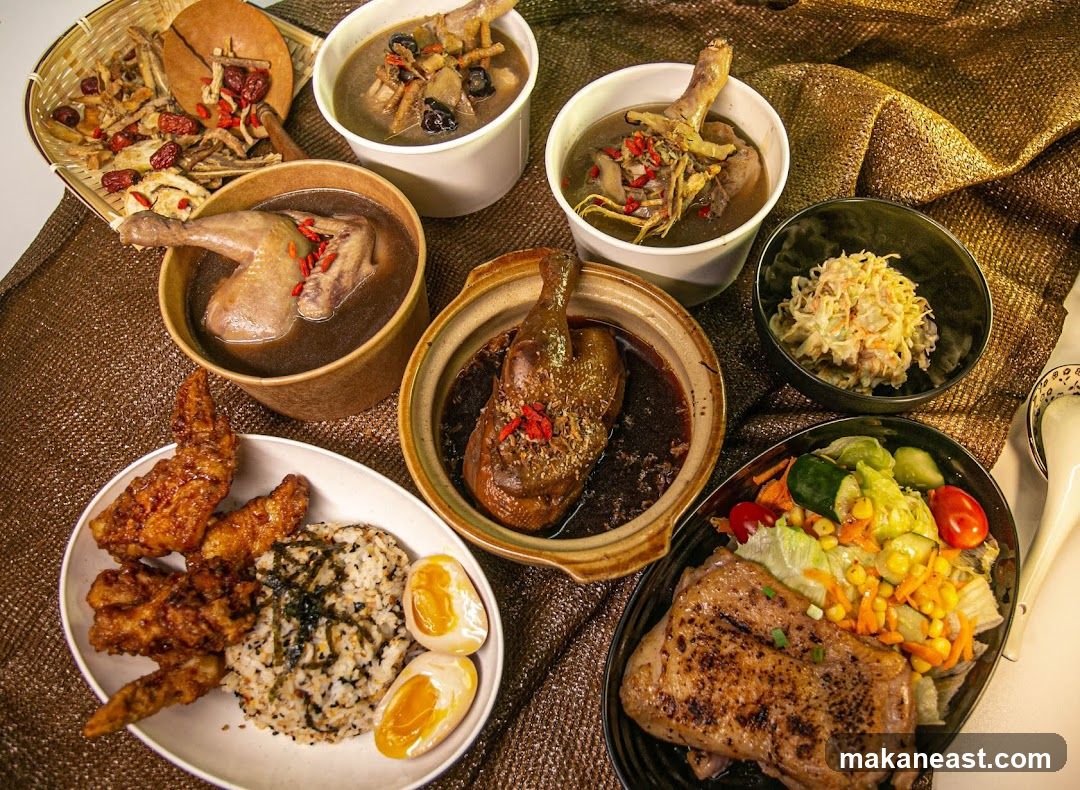 Assortment of Chinese Dishes