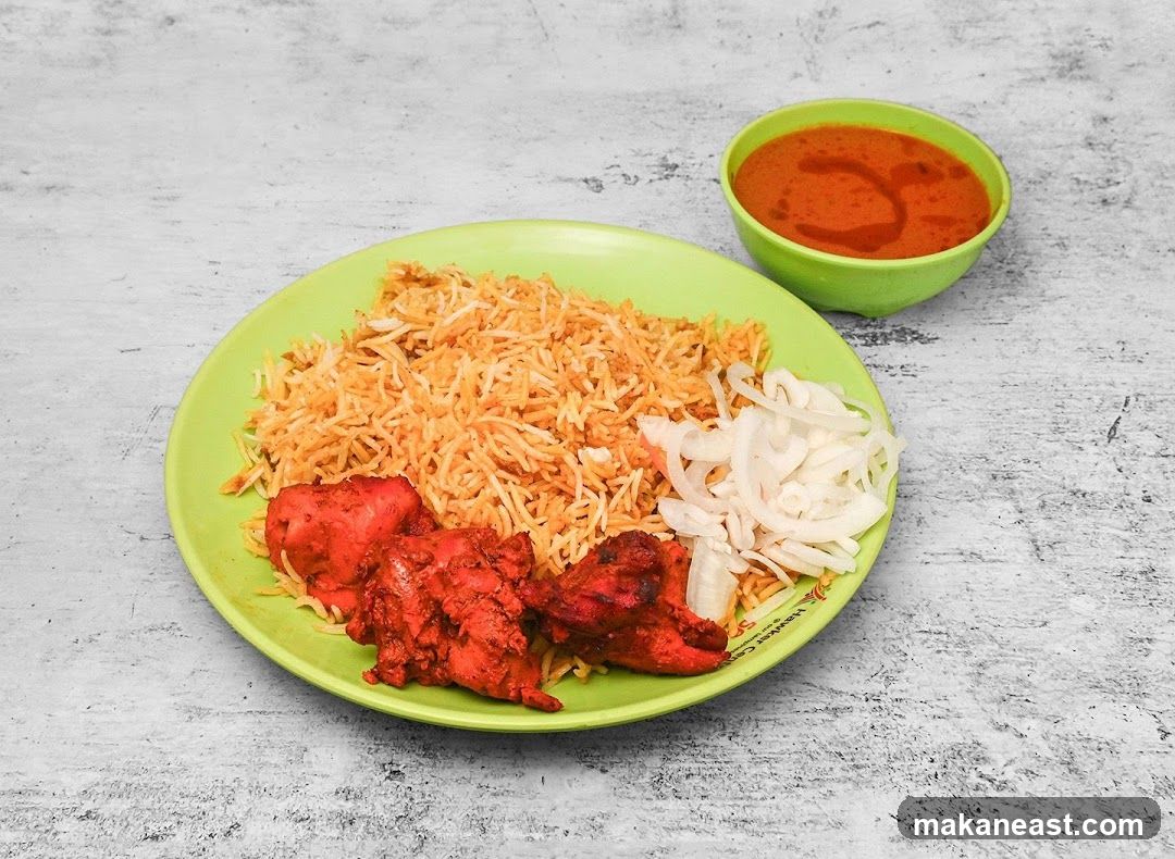 Chicken Biryani with Curry