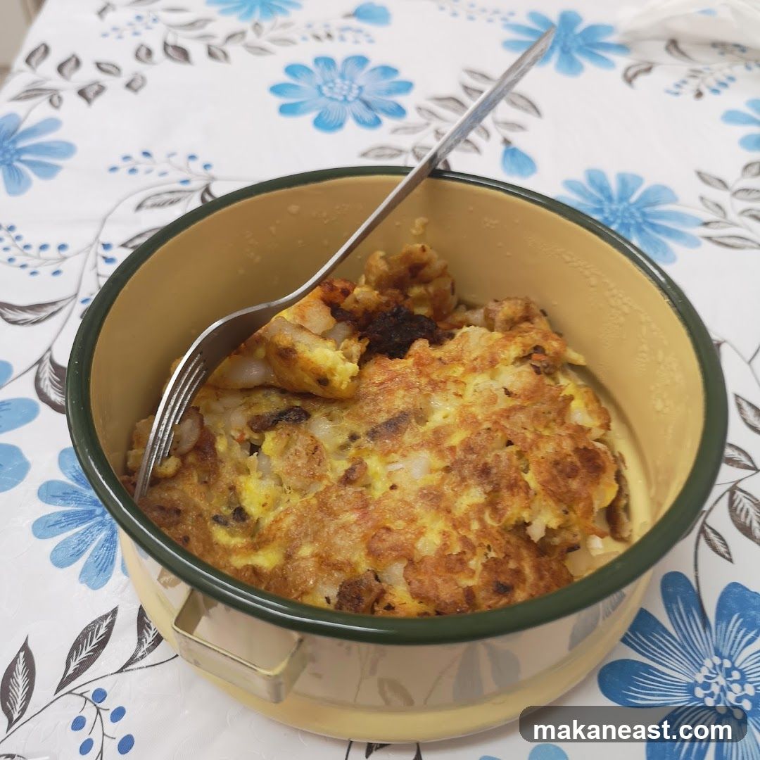 Fried Radish Cake with Egg