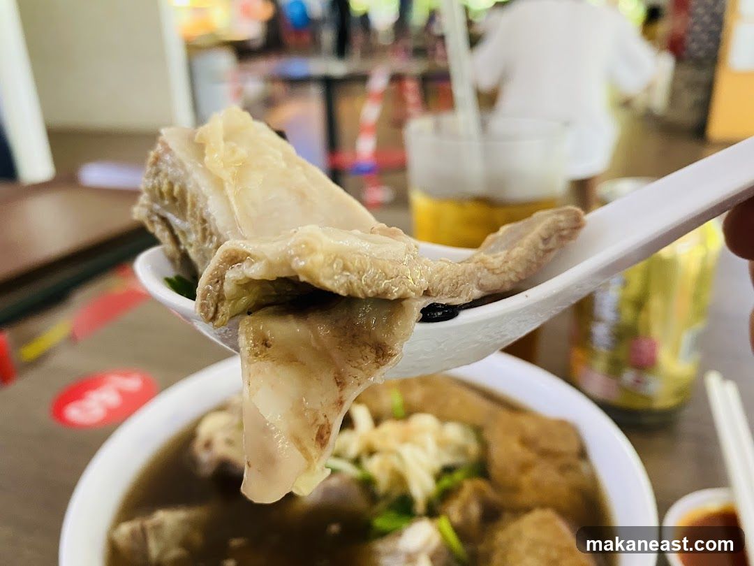 Close-up of Pork Rib Soup