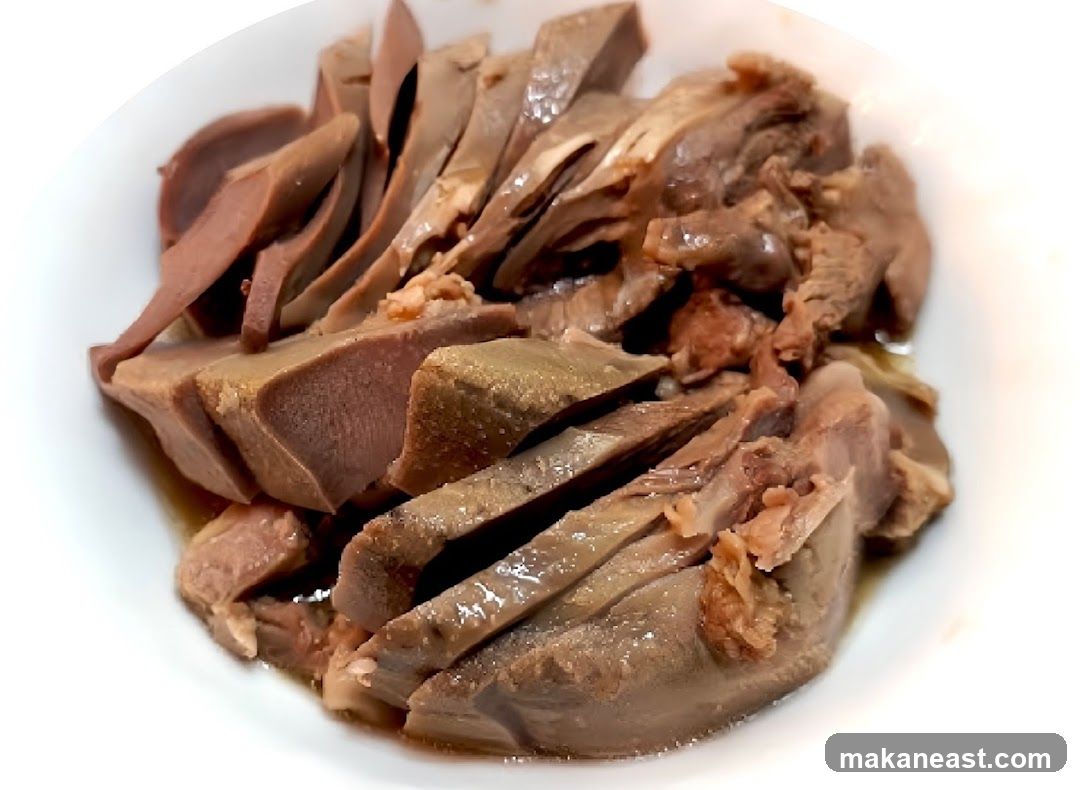 Sliced Meat Dish