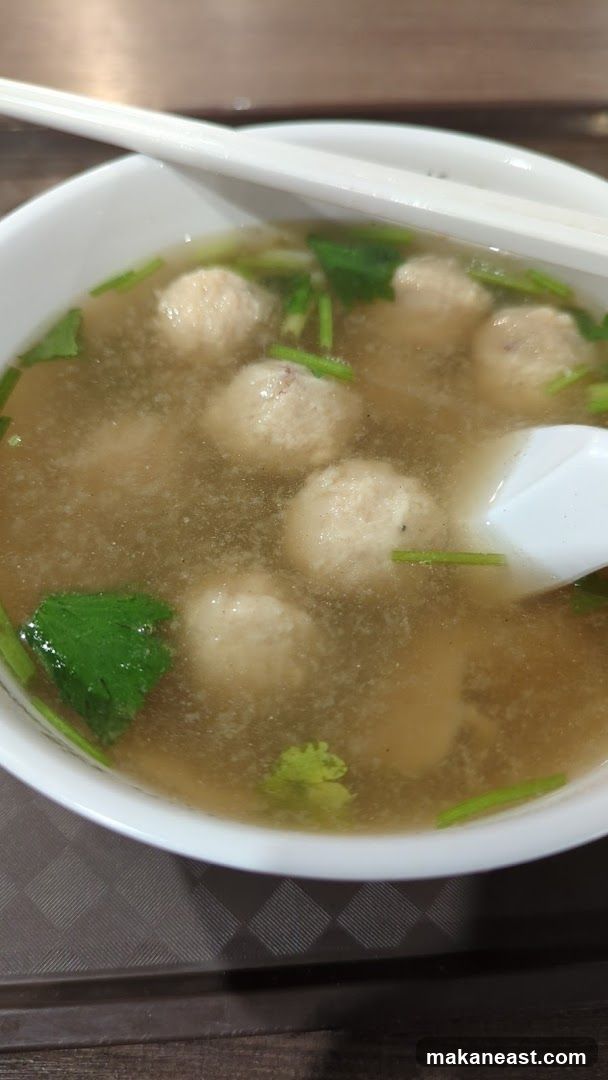 Bowl of Meatball Soup