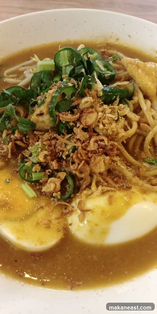 Noodle Soup with Eggs and Jalapenos