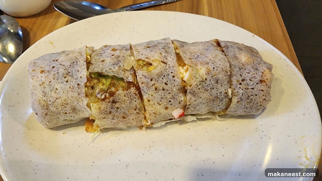 Spring Roll on Plate