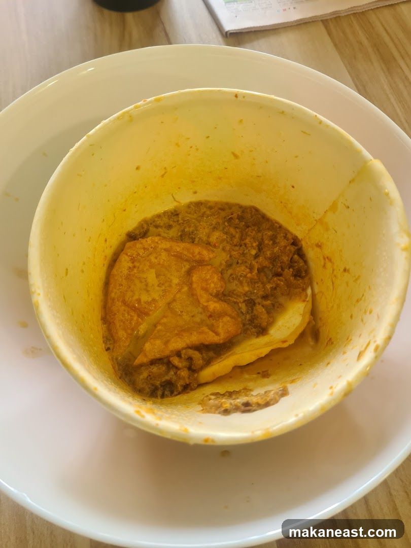 Leftover Curry in a Bowl