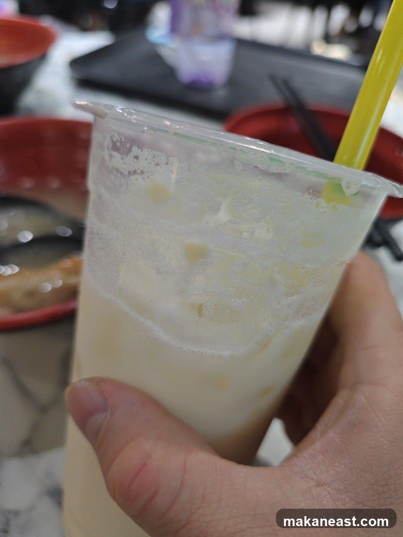 Close-up of a drink in a plastic cup
