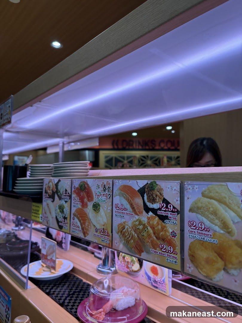 Sushi Menu
