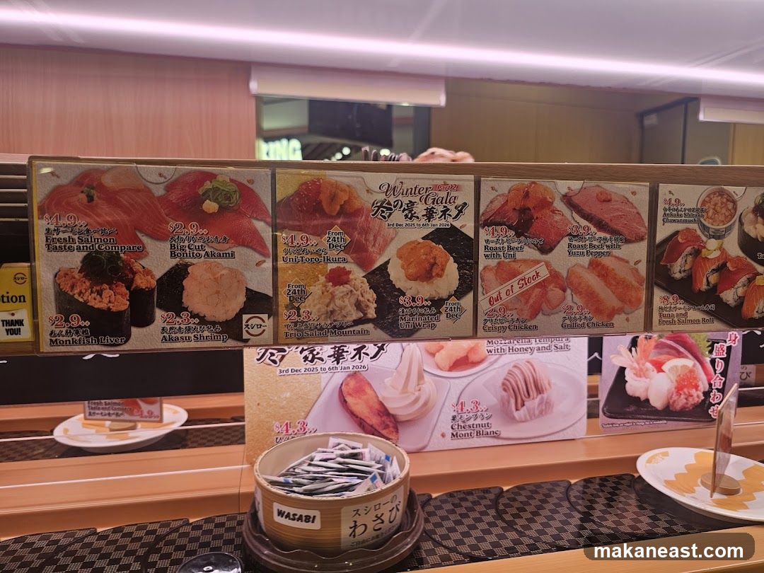 Sushi Conveyor Belt Display