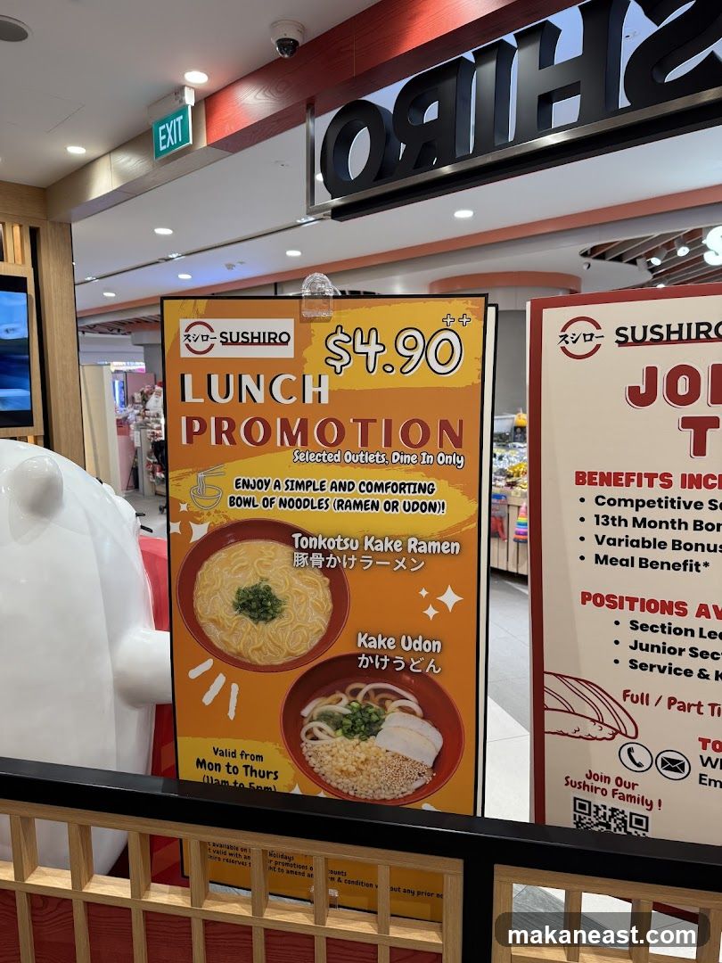 Sushiro Lunch Promotion