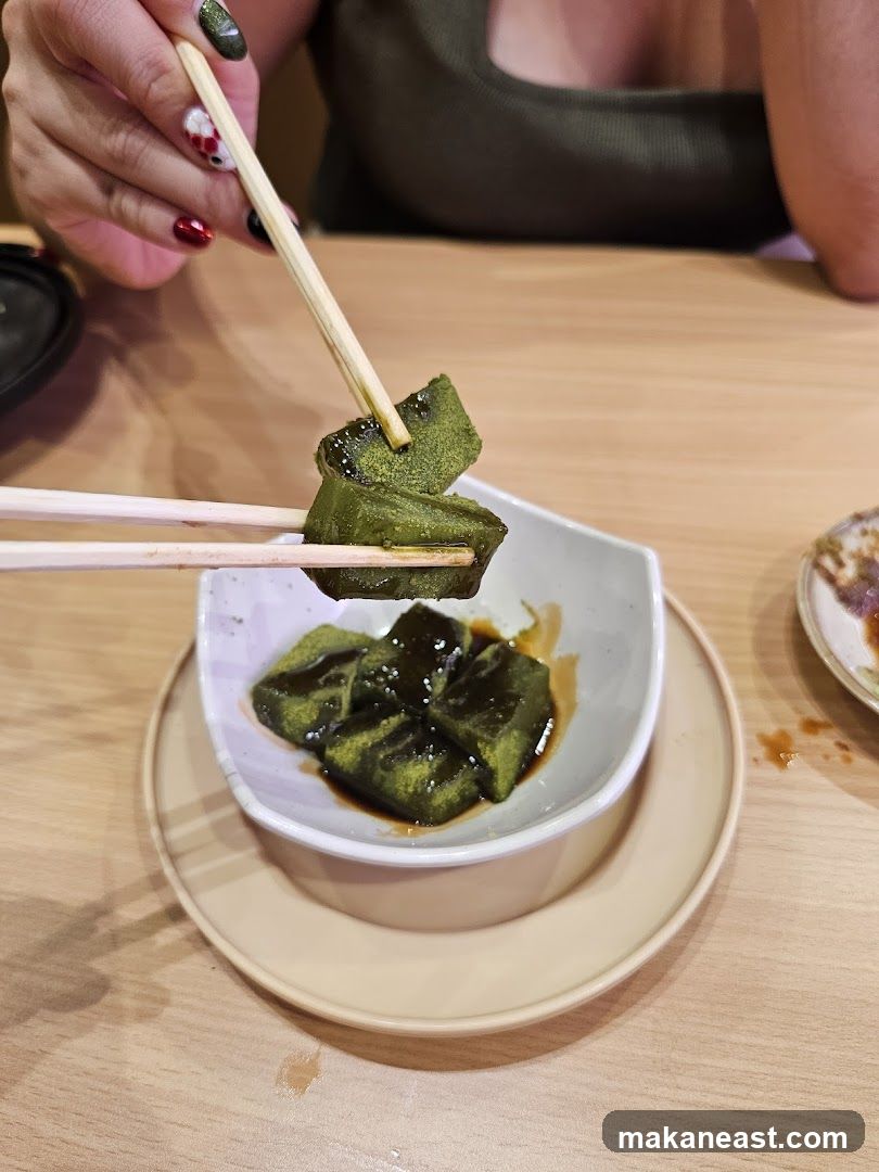 Matcha Warabi Mochi