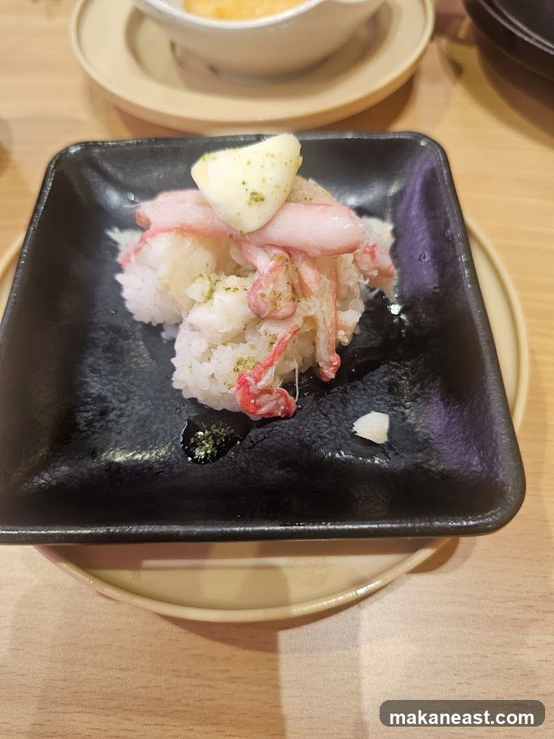 Sushi with Crab and Avocado
