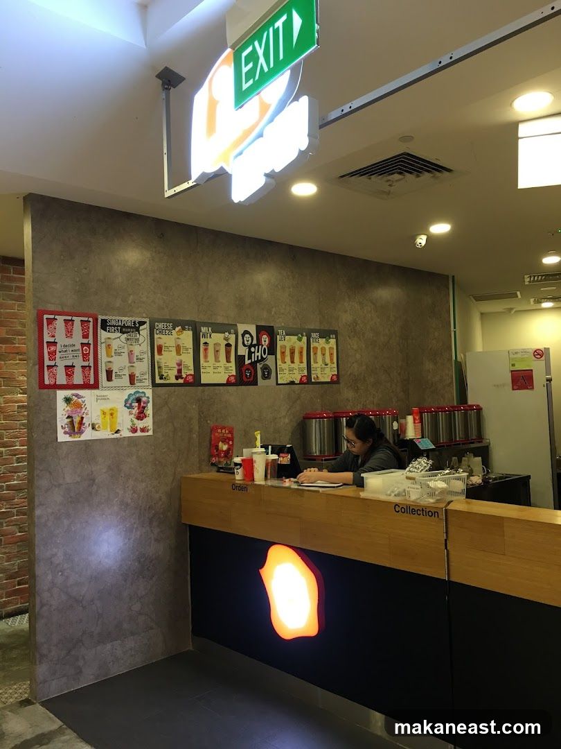 Bubble Tea Shop Counter