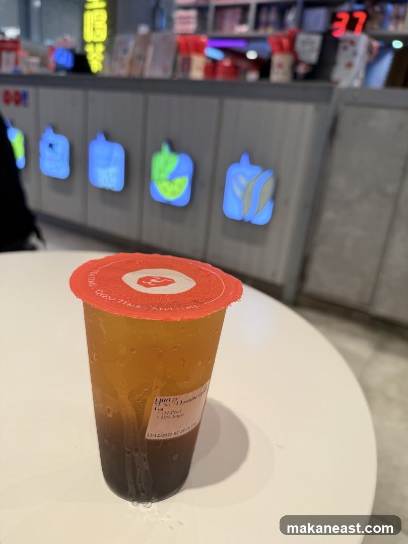 Iced Tea with Toppings