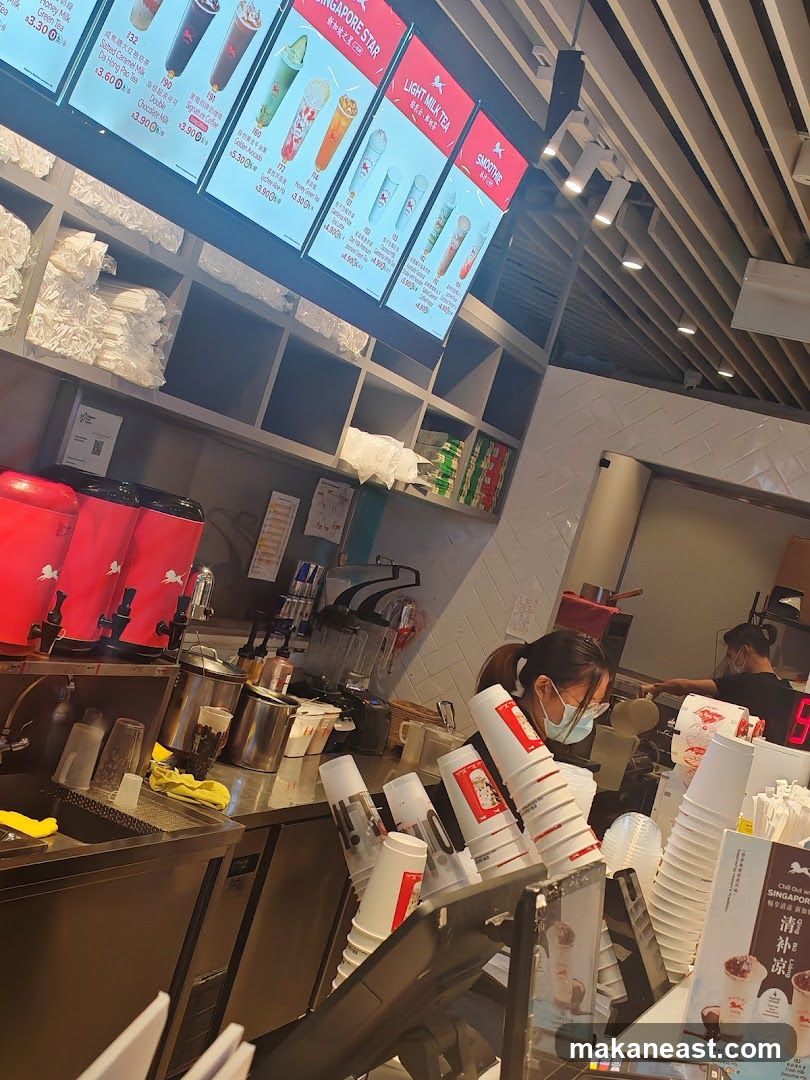 Bubble Tea Shop Counter