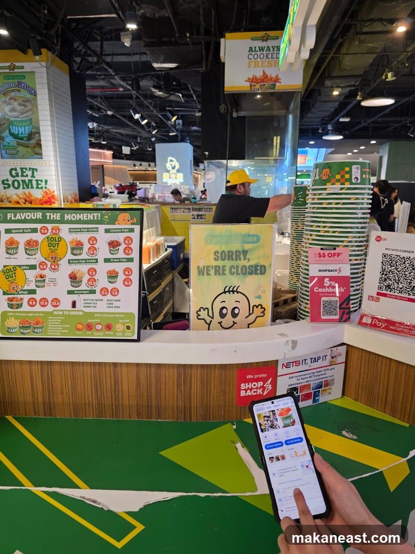 Potato Corner Counter