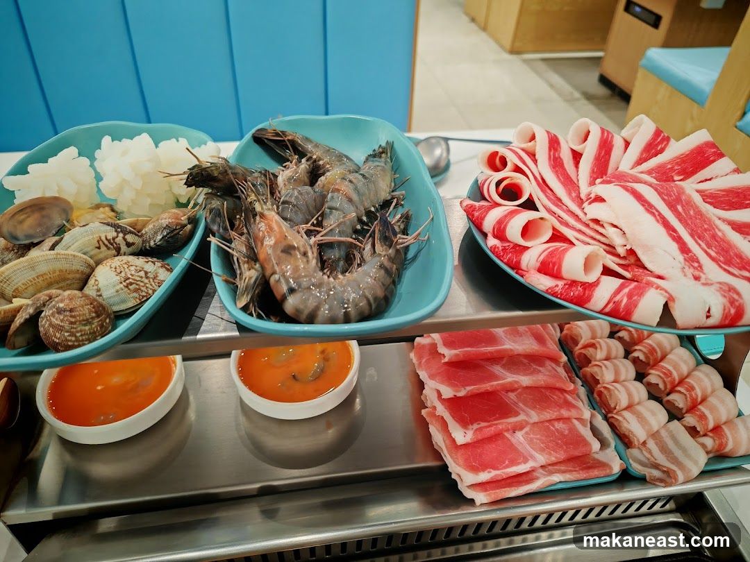 Assortment of Meats and Seafood