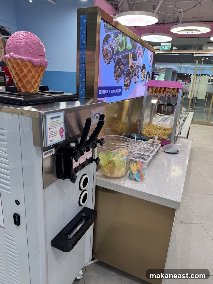 Ice Cream and Popcorn Station