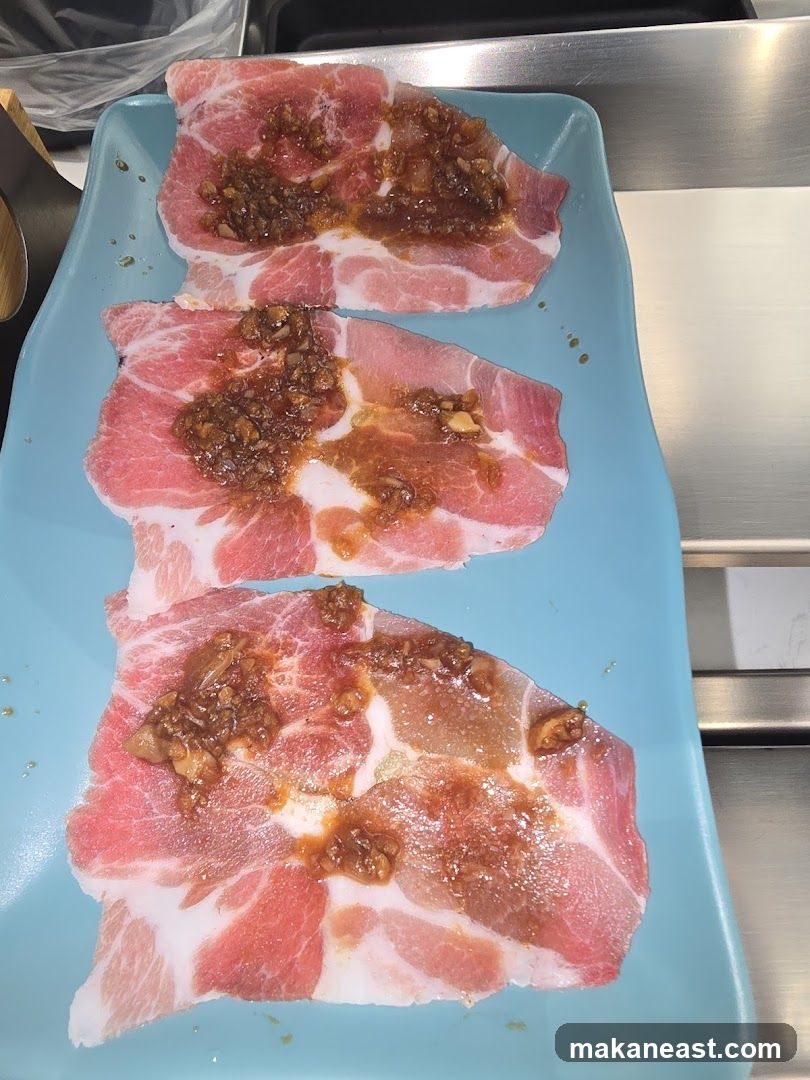 Marinated Pork Slices