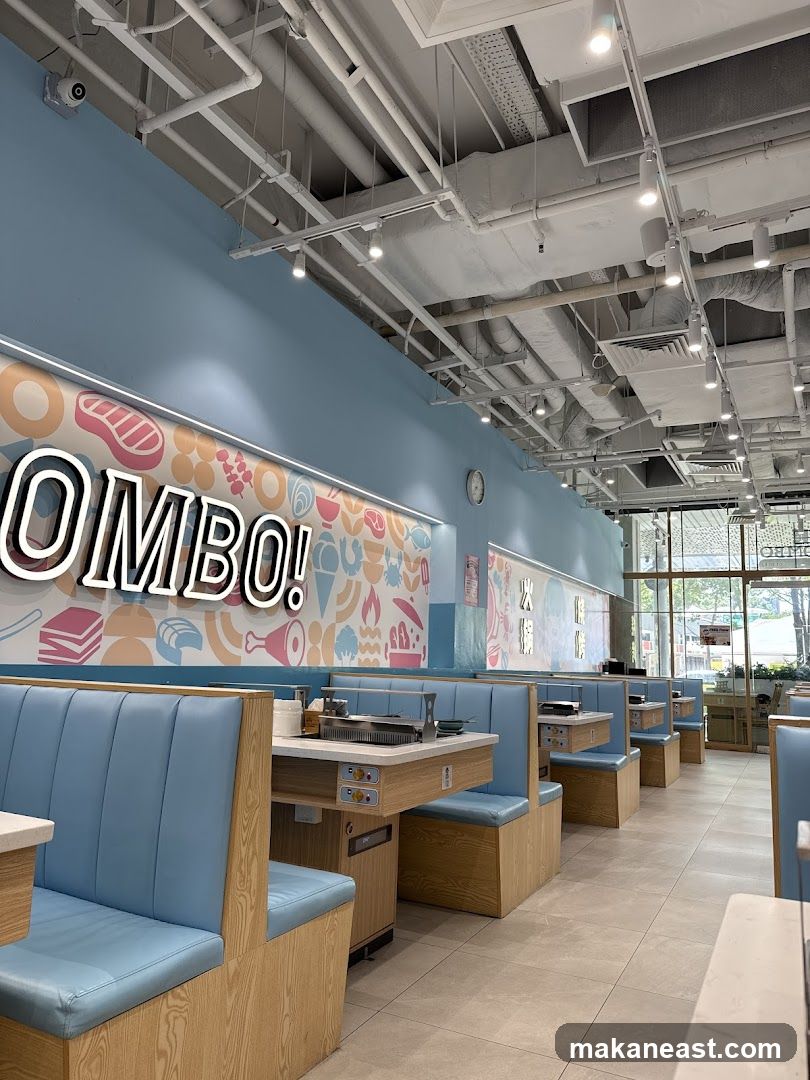 Restaurant Interior with Booth Seating