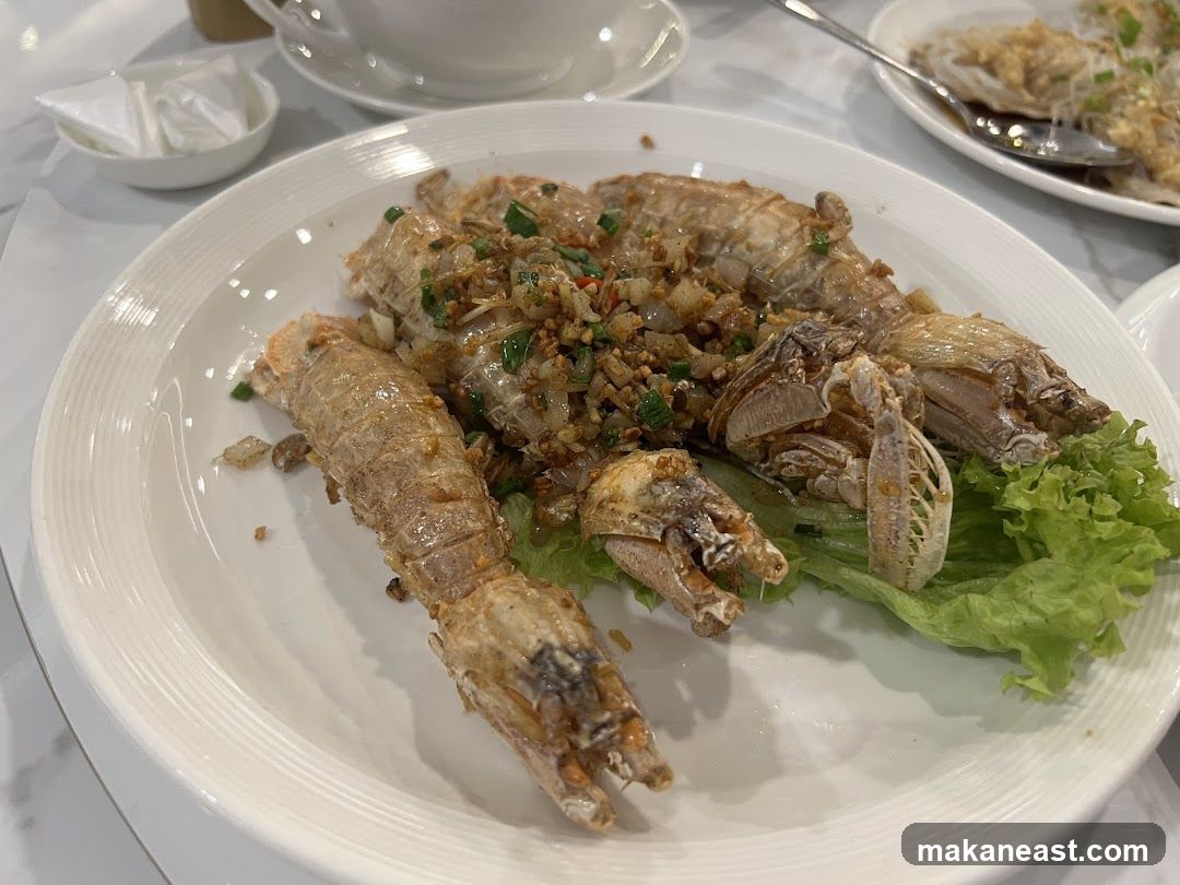 Mantis Shrimp Dish