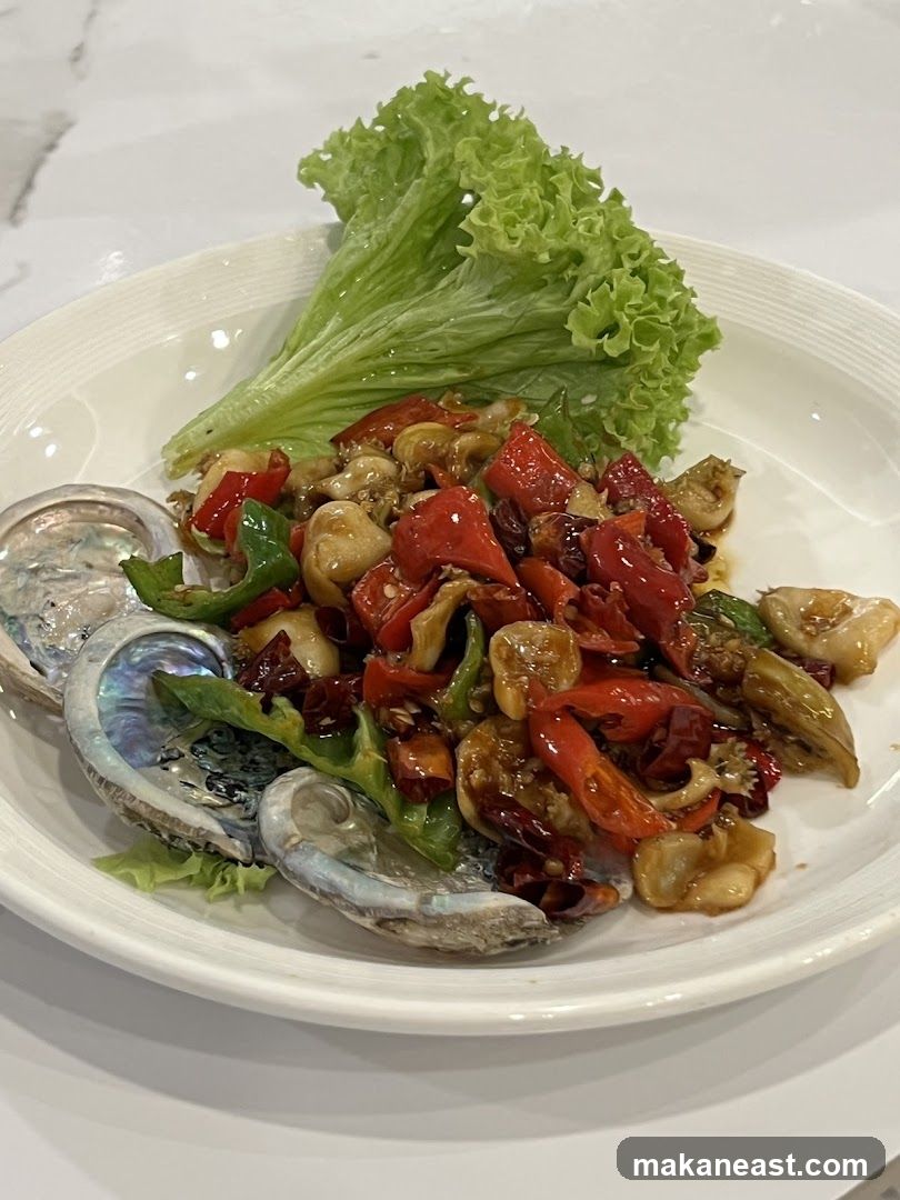 Spicy Abalone Dish