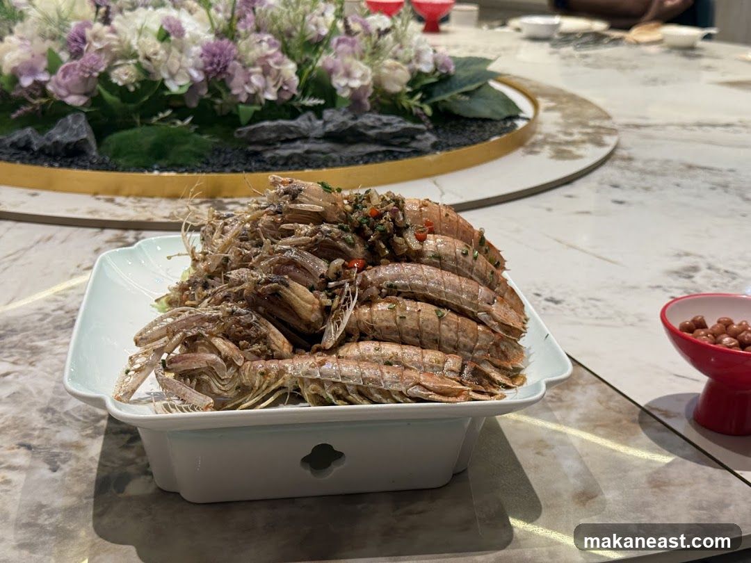 Plate of Mantis Shrimp