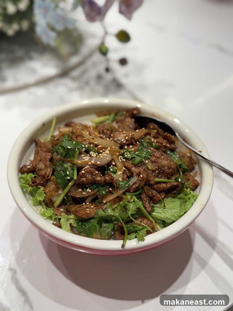 Spicy Beef Dish