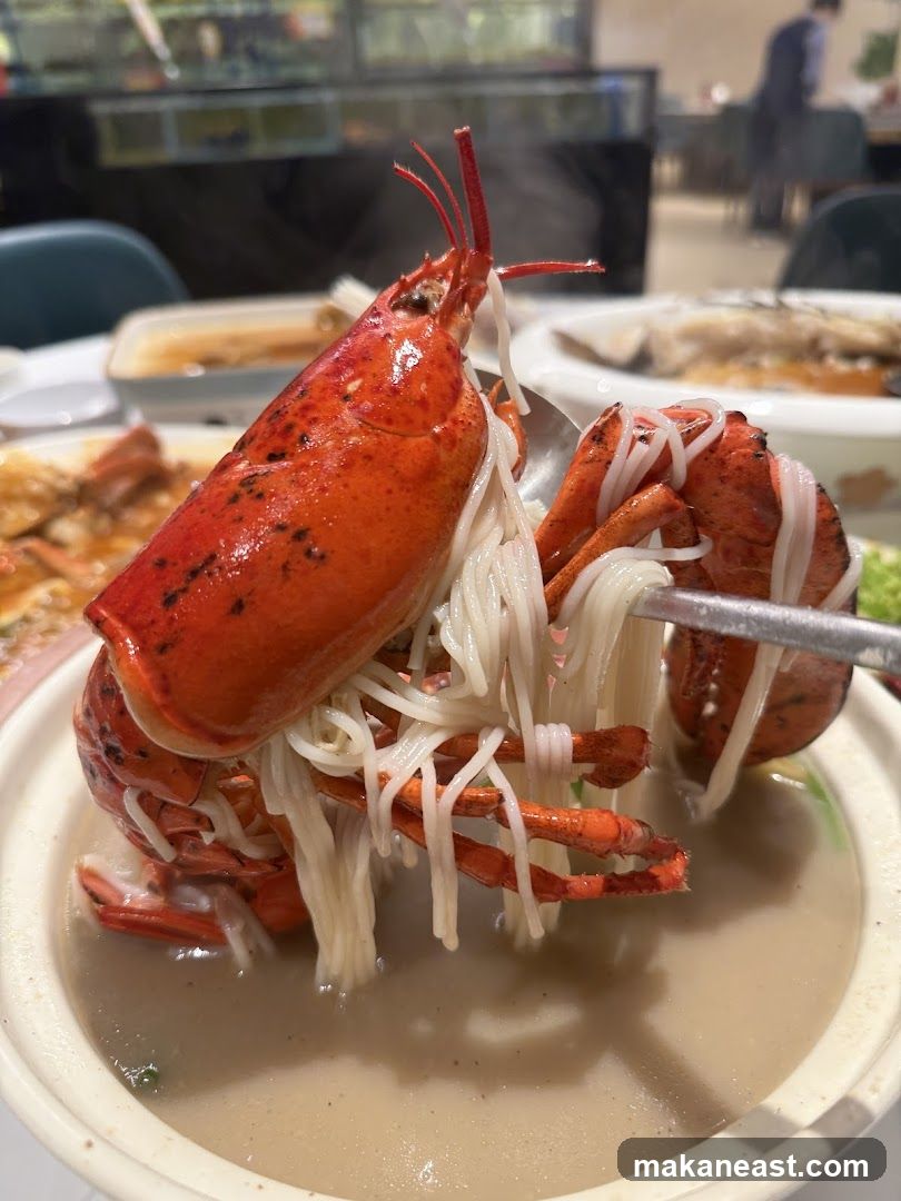 Lobster with Noodles