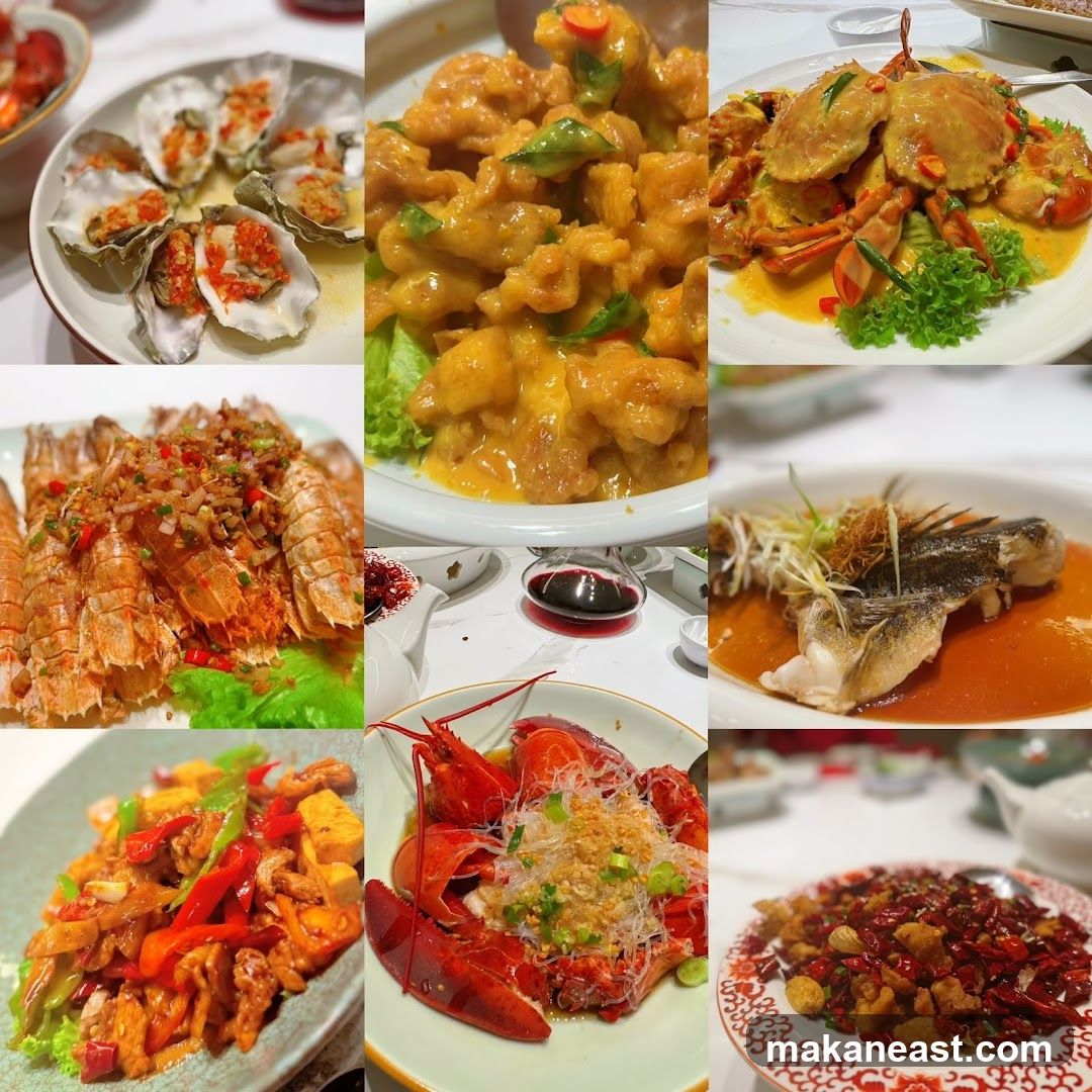 Collage of Seafood Dishes