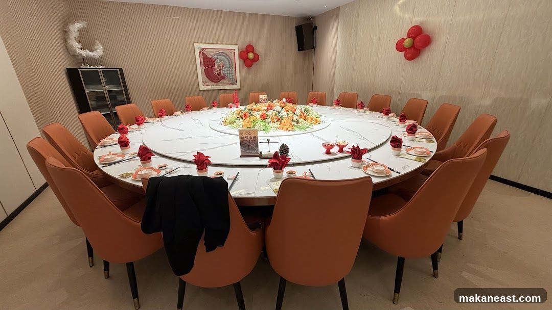 Round Dining Table Set for a Feast