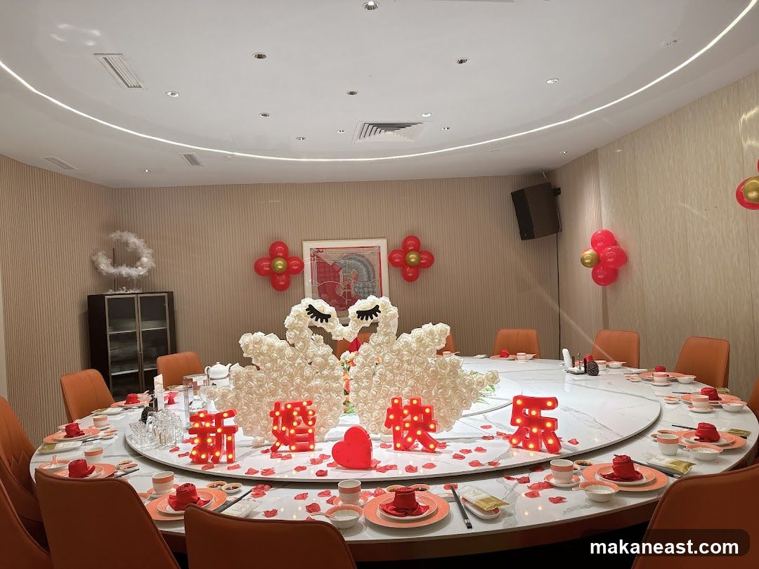 Wedding Banquet Table Setting