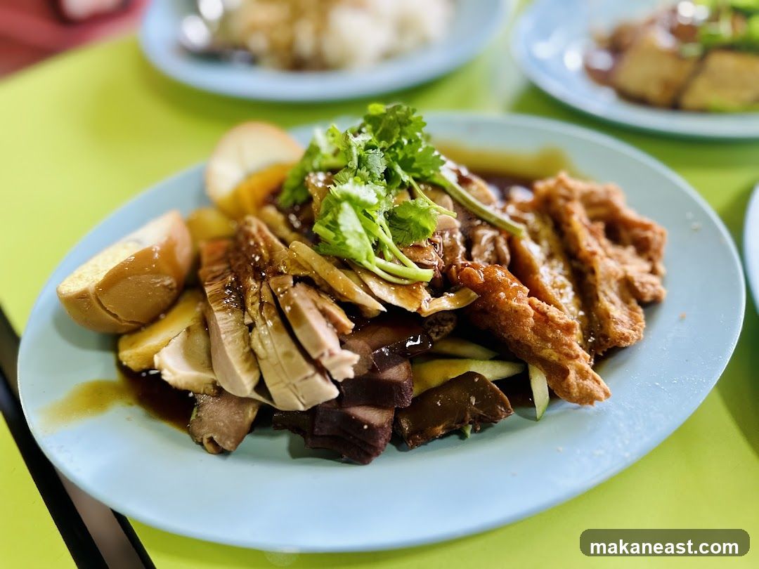 Plate of Braised Meats and Eggs