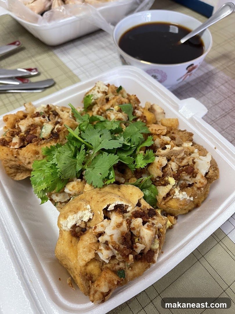 Stuffed Tofu with Sauce