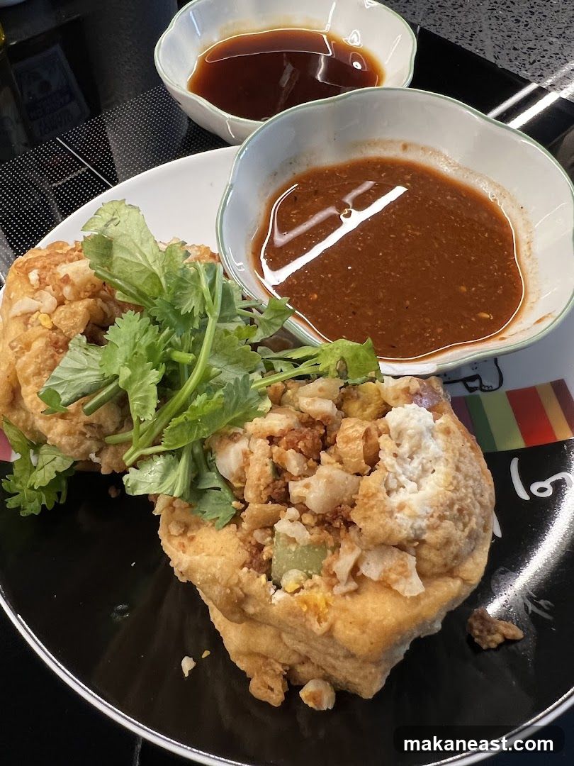 Fried Tofu with Sauces